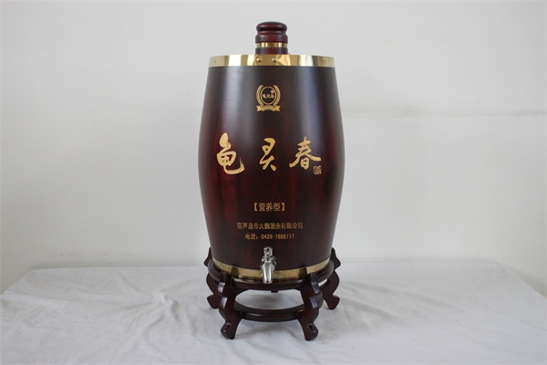 立式不銹鋼內(nèi)膽實(shí)木酒桶